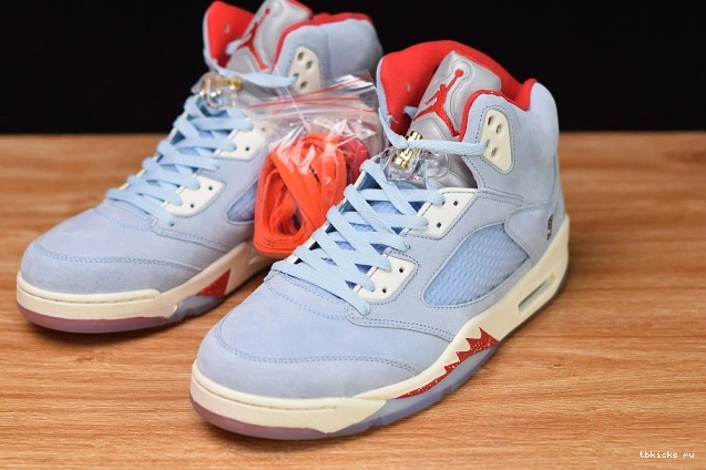 Rep TB Trophy JSP Air Jordan 5 Ice x CI1899-400 Room Blue 0714